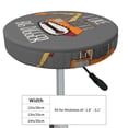 thumbnail image 4 of Kll I Like Big Digger Round Bar Chair Cushion Cover 14 Inch,Bar Stool Protector With Elastic, Soft Washable, 4 of 7