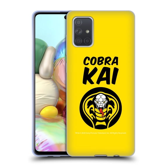 Head Case Designs Officially Licensed Cobra Kai Composed Art Logo 2 Soft Gel Case Compatible with Samsung Galaxy A71 (2019)
