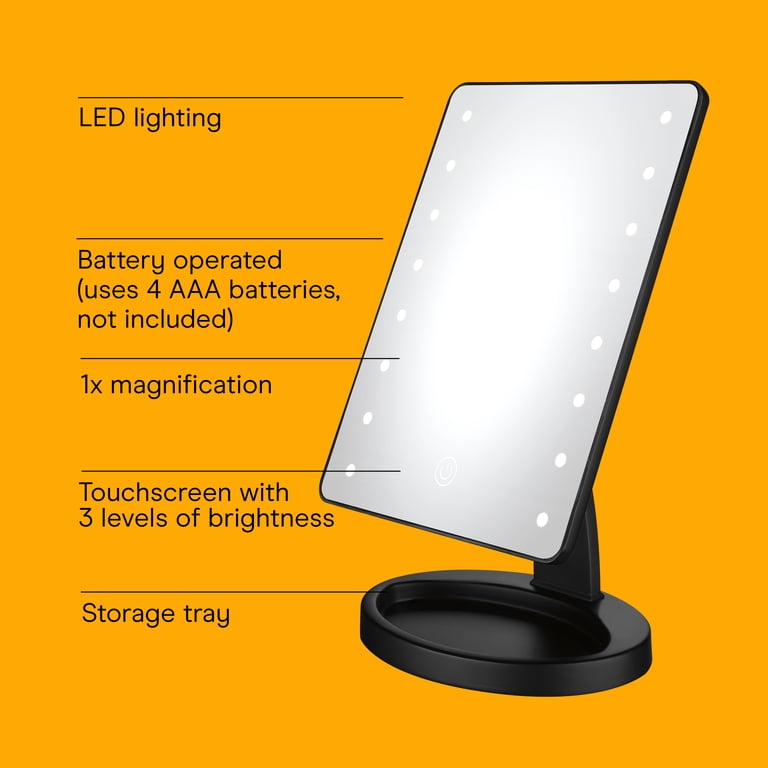 Conair Reflections LED Lighted Vanity Makeup Mirror with Touch