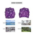 thumbnail image 7 of Gaeub Purple Snowflakes Knit Cuffed Beanie Top Level Beanie Men Women Winter Knit Caps Soft Ski Hat, 7 of 7