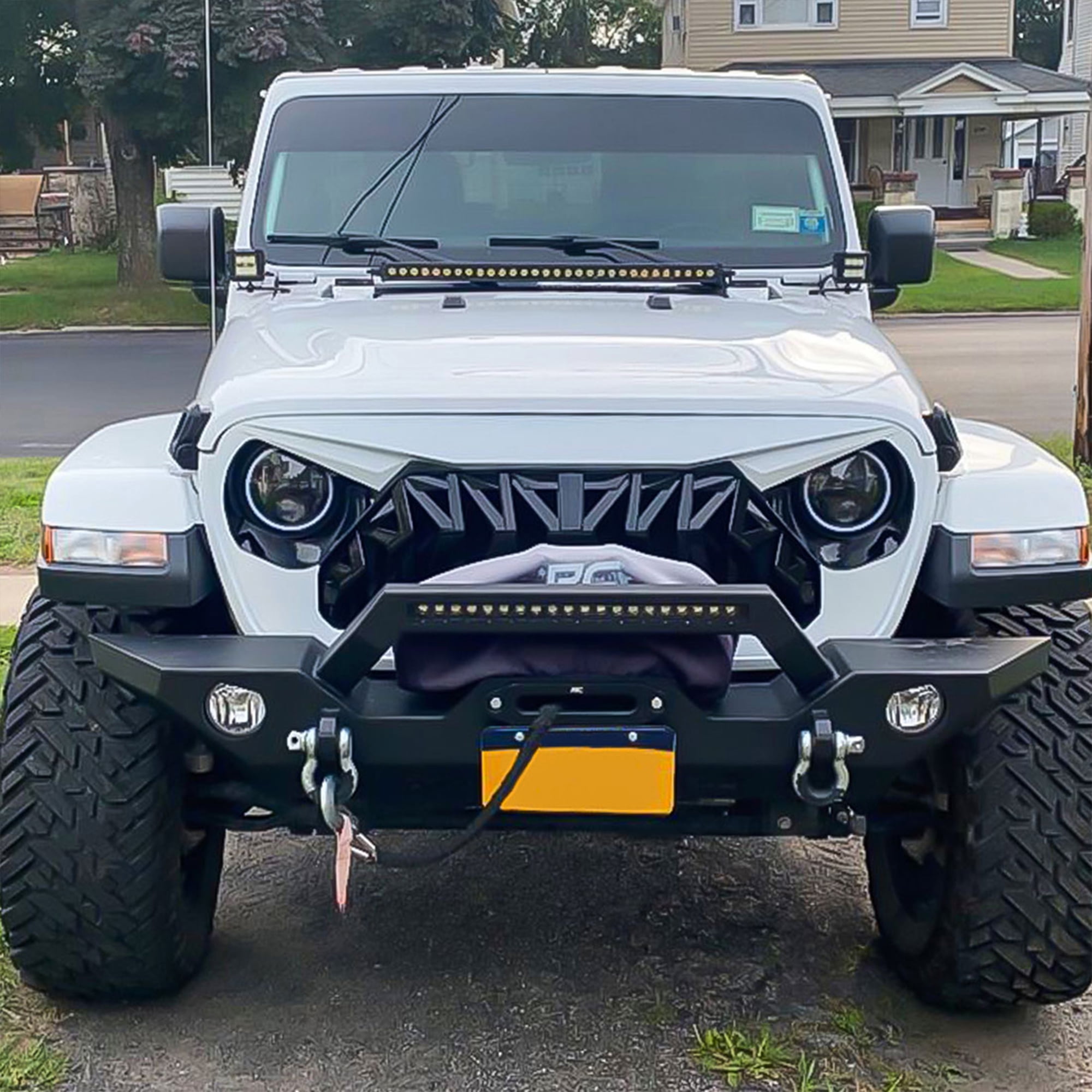 AMERICAN MODIFIED Shark Grille for 2018+ Wrangler JL & 2020+ Gladiator JT