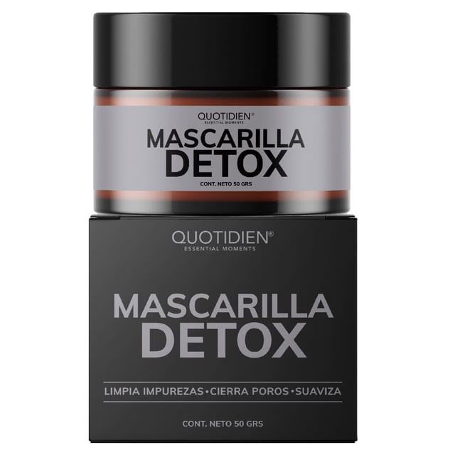 Mascarilla Detox de Carbon Activado y Arcillas Quotidien 50g