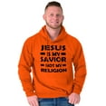 thumbnail image 3 of Jesus Is My Savior Not My Religion Hoodie Sweatshirt Women Men Brisco Brands M, 3 of 6