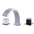 thumbnail image 3 of ALFI brand AB1326-PC Polished Chrome Modern Widespread Bathroom Faucet, 3 of 7