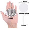 thumbnail image 2 of RYLABLUE Square Grid Classic Geometric Pattern Set of 4 Car Coaster for Drinks, Absorbent Ceramic Stone Coasters Cup Mat with Cork Base for Home Kitchen Room Coffee Table Bar Decor, 2 of 5
