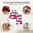 thumbnail image 7 of Lsque Pink Flamingos Pattern Long Sleeve Pajama Set for Women - Soft 2-Piece Sleepwear and Loungewear Set with Pockets, Comfy Nightwear-XX-Large, 7 of 7