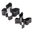 thumbnail image 1 of Leather Cutting Die, High Density Leather Punch Die Butterfly Shape 2PCS Set Accurate Manual Spot Welding Technology  for Fashion Design, 1 of 7