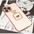 thumbnail image 3 of Compatible with iPhone 13 Pro Max Case,Perfume Bottles Ring Holder Stand Kickstand Glitter Sparkle Design Women Girls Slim Protective Phone Case Soft Bumper Cover for iPhone 13 Pro Max 6.7", 3 of 12