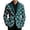 Dark Green, variant on St. Patrick'S Day Saint Patrick'S Day Corduroy Jacket For Holiday Celebration Casual Wear Festive Print Design