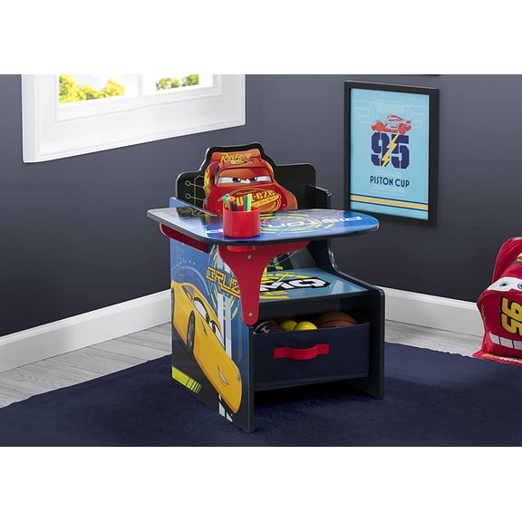 Chair Desk With Storage Bin, /Pixar Cars