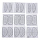 thumbnail image 1 of 2x Etiquetas Adhesivas de para golf de 9 Hojas, de Objetivo para Maderas de Hierro, Ayudas Entrenamiento para golfistas, Entrena shamjiam Etiqueta de impacto de golf, 1 of 9