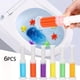 thumbnail image 1 of 6pcs Fragrant Toilet Gel Stamp - Freshens Bathroom Air and Deodorizes with Flower Fragrance - Essential Home Cleaning Supply, 1 of 4