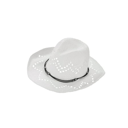 - Women's Ball Chain and Bead Cowboy Hat