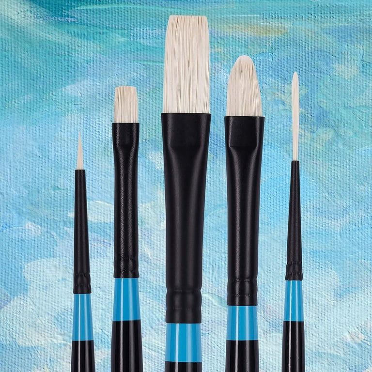 Artist Paint Brushes Lot Acrylic Professional Oil Painting Brush Set Many  Sizes