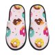 thumbnail image 1 of Fotbe Donut Pantuflas Peludas para Mujer con Estampado, Zapatillas de Peluche, Zapatos de Invierno para Casa, Uso Interior y Exterior-Medium, 1 of 8
