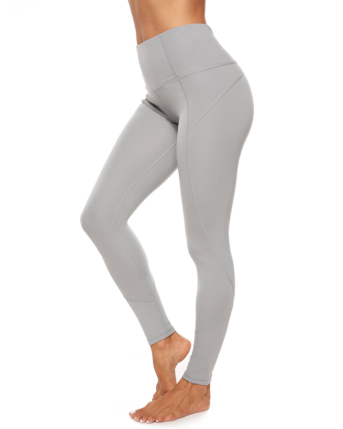 Simple Light Gray Workout Pants for Fat Body