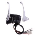 thumbnail image 3 of Black Motorcycle Throttle Brake Levers for PW50 89-13 Metal, 3 of 8