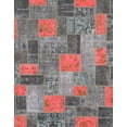 thumbnail image 1 of Ahgly Company Indoor Rectangle Abstract Gunmetal Gray Patchwork Area Rugs, 2' x 3', 1 of 6