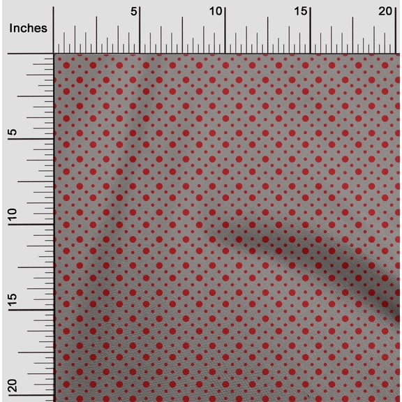 oneOone Cotton Jersey Medium Gray Fabric Dots Diy Clothing Quilting Fabric Print Fabric By Yard 58 Inch Wide