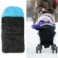 thumbnail image 2 of Artrylin Baby Sleeping Bag Universal 3 in 1 Stroller Annex Mat Footmuff Cover Stroller Bunting Bag Waterproof Windproof Cold-Proof Detachable (Blue), 2 of 7