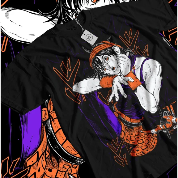 RARE Narancia Ghirga T-shirt Jolyne Cujoh JoJo's Bizarre Adventure Hot Shirt All Size