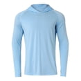 thumbnail image 7 of MEZZALL Sweatshirts For Men Solid Color Long Sleeve Hoodies New Ice Silk Sunscreen Jacket Summer Pullover Casual Clothing Basic Daily Outdoor Vacation Travel Tops, 7 of 7