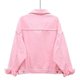 thumbnail image 2 of Chaqueta vaquera para mujer, chaqueta corta holgada de manga larga, Top informal de talla grande, 2 of 4