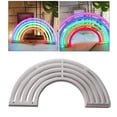 thumbnail image 2 of Letrero de pared LED Baoblaze arcoíris multicolor luz fría decoraciones de dormitorio, 2 of 8