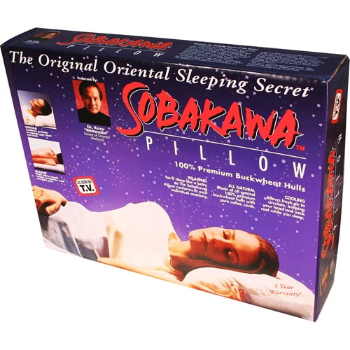 Sobakawa Pillow, Queen Size Natural Buckwheat Pillow with Cooling