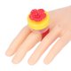 thumbnail image 3 of Herramienta De Alimentación De Colibrí De Mano, Alimentador De Anillo De Colibrí De Color Brillante De Flores Vívidas Para Exteriores, 3 of 7