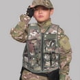 thumbnail image 3 of Chaleco táctico Yinane ajustable transpirable para juegos extremos CP camuflaje verde, 3 of 8