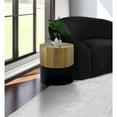 thumbnail image 6 of Meridian Furniture Sun Brushed Gold Top End Table with Matte Black Base, 6 of 6
