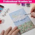 thumbnail image 2 of 30 Pinceles para Detalles, Pinceles de Punta Fina para Pintar por Números, 3 Tamaños 0 00 00, Pintura para Manualidades Modelo A, 2 of 5