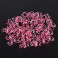 thumbnail image 4 of Juego de 50 piezas para baby showers y decoraciones para mesas con chupetes acrílicos transparentes de color rojo, 4 of 4