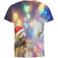 thumbnail image 2 of Mystical Christmas Sloth All Over Adult T-Shirt, 2 of 2