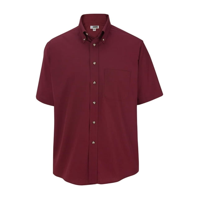 Garments Men's Wrinkle Resistant Chest Pocket Poplin Shirt