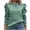 Mint Green, variant on Womens Hooded Tops Drawstring Puff Long Sleeve Sweatshirt Caual Loose Fit Pullover Fall Winter Blouses M