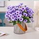 thumbnail image 5 of Margarita artificial púrpura, flores de seda artificiales vintage Boda Decoración del hogar, 5 of 5