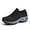Black, variant on Women's shoes, Comfortable Walking Shoes, Fashion Platform Sneakers with foot arch pad, Casual Shoes for Work