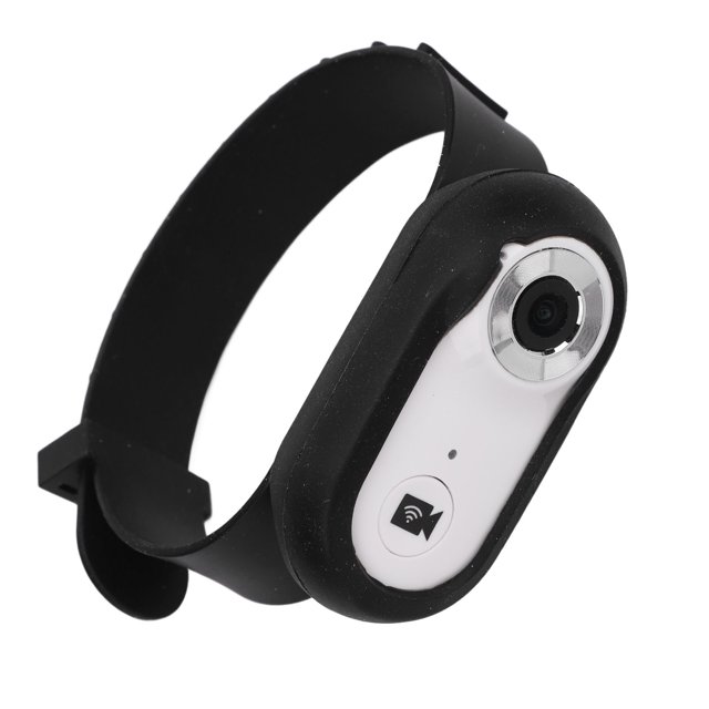 Collar de Cámara para Gatos, Lente Gran Angular de 120 Grados, Collar Para Perros, Soporte para Cámara, Tarjeta de 256 G, Mini Cámara para Mascotas, Fácil de Colocar y