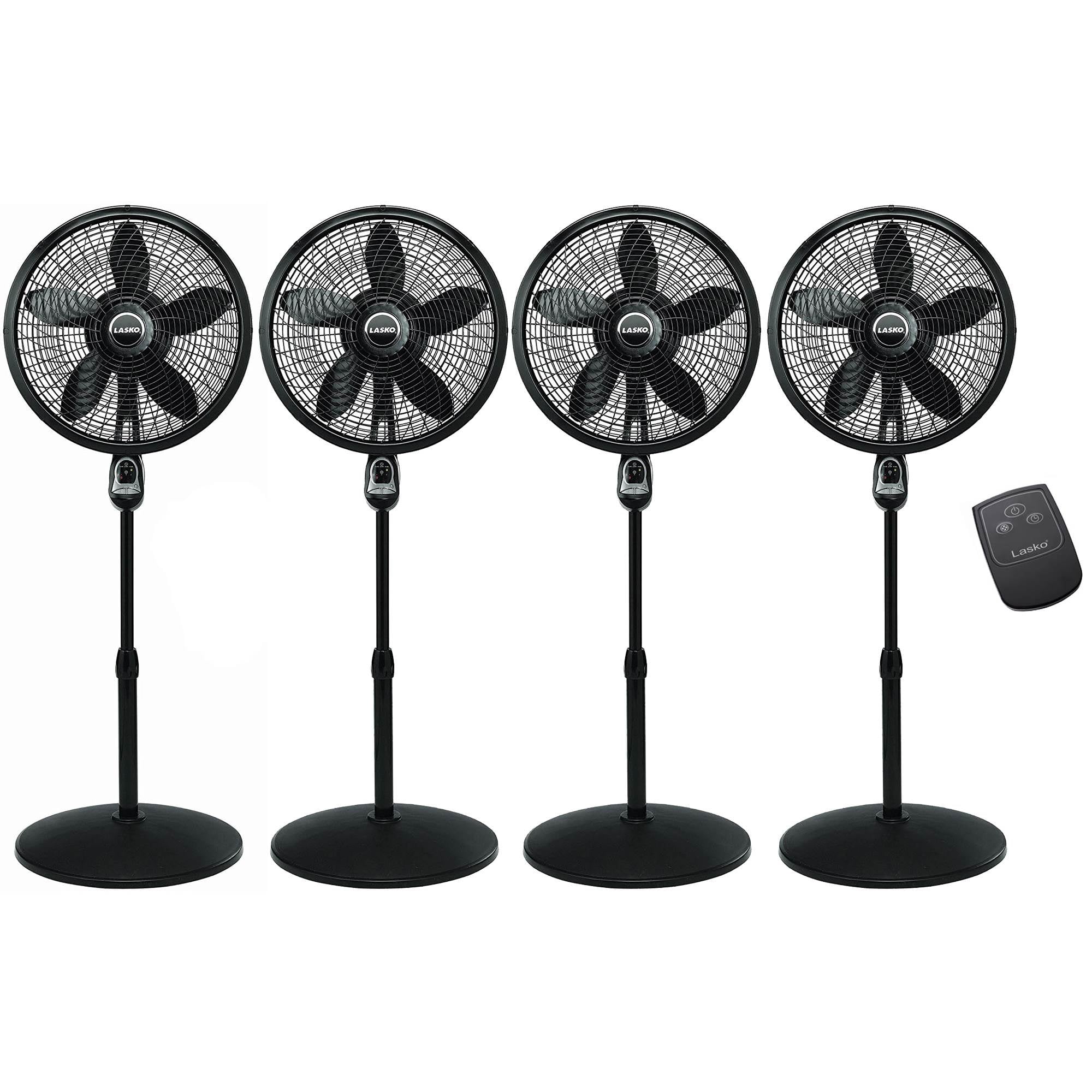 Lasko 18 Inch Oscillating Cyclone Pedestal Stand Fan w/ Remote Control