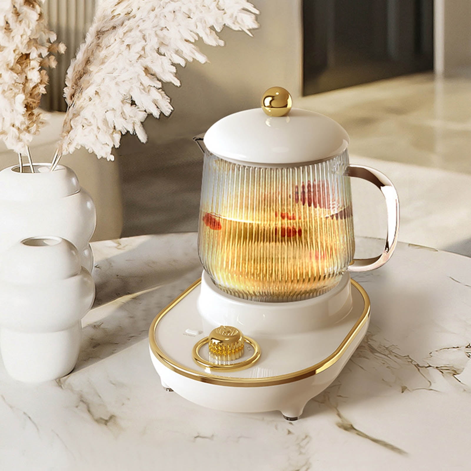Health Pot Stainless Steel Glass Multifunctional Mini Electric Tea Maker Kettle for Home and Office CN 220V Walmart