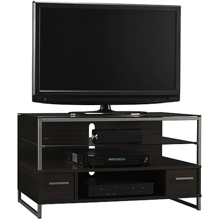 Bush Ara Mocha Zebra Wood TV Stand, for TVs up to 42 ...