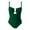 Green, variant on Womens Long Sleeve Swimsuit One Piece Rash Guard for Surfing UPF 50 Sun Protection Bathing Suit Performance Holiday Swimwear