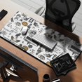 thumbnail image 2 of Long Mouse Pads for Desk,Halloween Pattern Desk Mats on Top Of Desks, Desk Mouse Pad Extra Large with 3mm Non-Slip Base and Stitched Edge for Gaming,Office,Work,Home 35.4x15.7in, 2 of 5