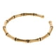 thumbnail image 5 of Brazalete abierto estilo bambú, hecho a mano, chapado en oro, estilo minimalista, para mujer, 5 of 8