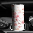 thumbnail image 5 of Pink Cherry Blossom 20 Oz Skinny Tumbler with Lid and Straw - Double Wall Vacuum Coffee- Insulated Travel Coffee Mug, 5 of 7