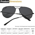 thumbnail image 3 of Gafas de sol Joopin 3 Paquetes Polarizadas Aviador UV400 para Hombre y Mujer, 3 of 6