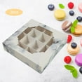thumbnail image 3 of Paper Chocolate Packaging Box Cookie grids Packaging Box, Boxes for Celebration Birthday Carnival Marble, 3 of 9