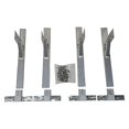 thumbnail image 3 of Portaequipajes De Aluminio De Pack'Em Racks Pk28B - Juego De 4 Piezas (Para Hacer 2 Secciones Transversales) - Kit De Soporte 2X4 Para Remolques Cerrados, 3 of 4